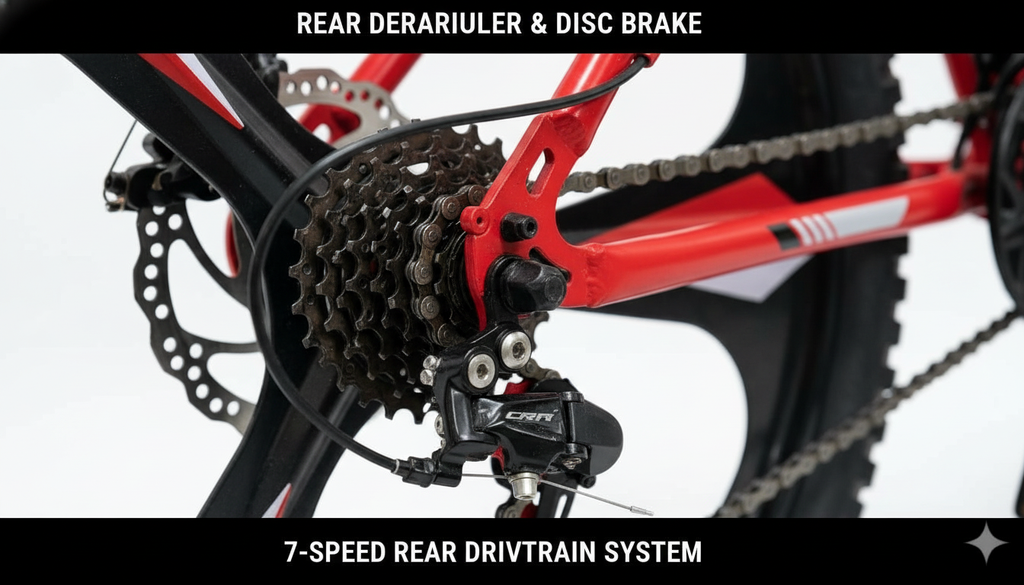 VOXY MTB-301 Red Mag-Wheel Edition (26-inch)