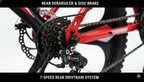 VOXY MTB-301 Red Mag-Wheel Edition (26-inch)