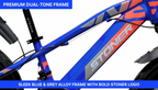 STONER 52(3) Aluminum Mountain Bike | Blue & Grey | 20 Inch (CBF005)